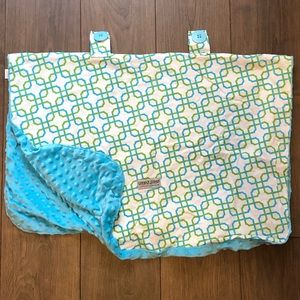 Minky car seat cover